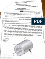 Heat Transfer Question Paper