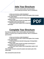 Complete Your Brochure