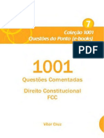 1001 Questões Comentadas Direito Constitucional FCC