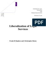 Liberalization of Legal Services
