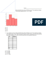 Histograms Worksheets