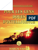 POUR LES GENS DOUÉS D'INTELLIGENCE