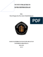 Buku Panduan Praktikum Teknik Refrigasi 2015