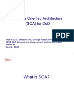 Service Oriented Architecture (SOA) For DoD