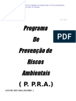 Programa de prevenção de riscos ambientais frigorífico