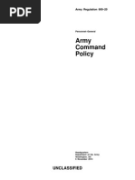 Army Command Policy