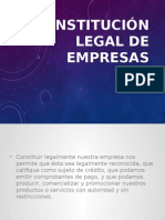 Constitución Legal de Empresas