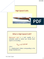 Introduction To High Speed Crafts