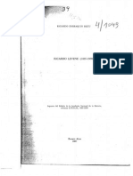 Zorraquin Becu Ricardo - Ricardo Levene. Separata Del Boletín de La Academia Nacional de La Histo