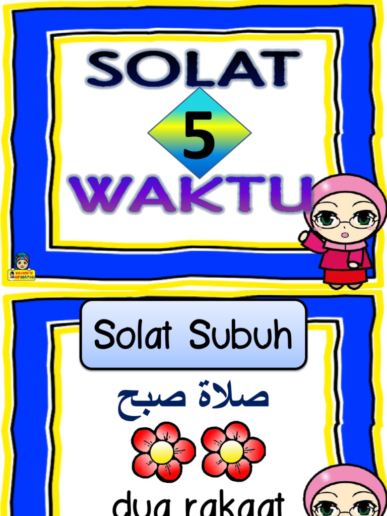 Solat 5 Waktu  PDF