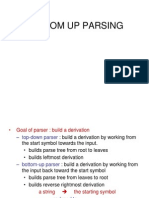 Bottom Up Parsing-Shift Reduce Parsing