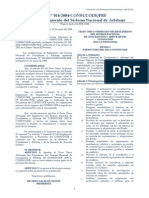 R. N 016-2004-CONSUCODE PRE - TUO Del Reglamento Del Sistema Nacional de Arbitraje