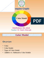 Color Model: Abdelrahman Abu - Absah Dr. Sana'A Alsayegh