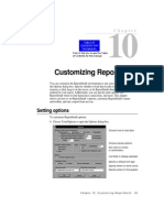 Customizing Reportsmith: Setting Options