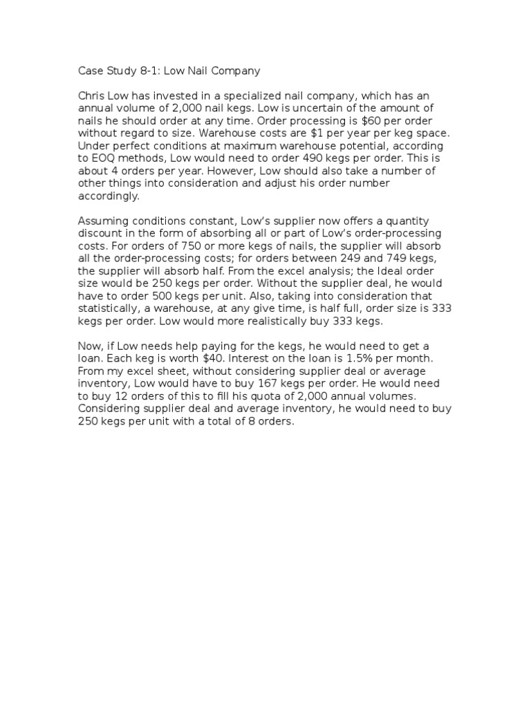 Case Study 8 | PDF