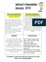 January Newsletter 2015