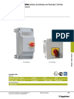Control Stations & Switches:: Switches, Circuit Breakers and "Break Glass" Call Points CBD Series