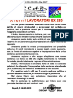 DiCCAP Comune di Napoli - Ai Lavoratori ex 285 - "L'Avvocatura Comunale, forte di tutte le sentenze esistenti, ha disposto l'impugnativa della sentenza sbandierata (mai pubblicata) da frettolosi sindacalisti e loro accoliti ... "