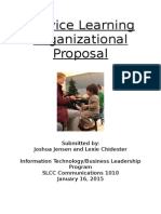Organizational Proposal