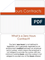 Zero Hours Contracts