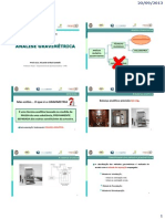 Análise gravimétrica: técnicas clássicas