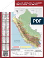 Mapa Unidades Mineras Perú 2012