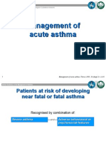 management of acute asthma
