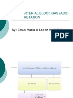 Basic Arterial Blood Gas (Abg) Interpretation: By: Jesus Mario A Lopez JR., R.T.,R.N