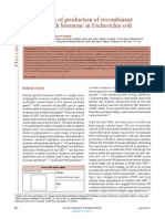 Optimization of Production of Recombinantahuman Growth Hormone in Escherichia Coli (1)