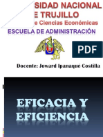 Eficacia y Eficiencia