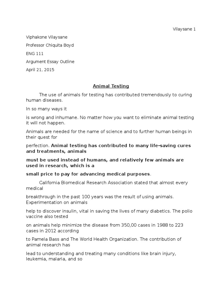 Animal Testing Argumentative Essay Telegraph