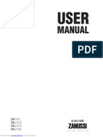 Washing Machine User Manual
