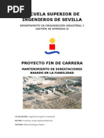 P.F.C.-mantenimiento de Subestaciones Basado en La Fiabilidad