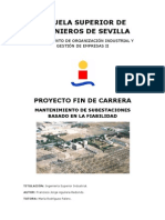 P.F.C.-mantenimiento de Subestaciones Basado en La Fiabilidad