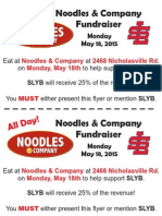 Noodles & Company Fundraiser