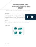 Lab 1a. Principios Basicos de Conexion y Configuracion de Un Router.