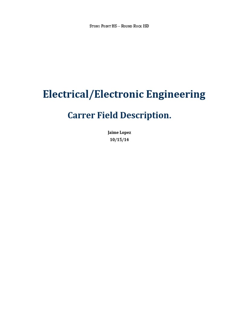 Electrical Engineering Careers in Austin | PDF