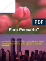 Para Pensarlo