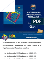 Historia de La Universidad de Magdalena