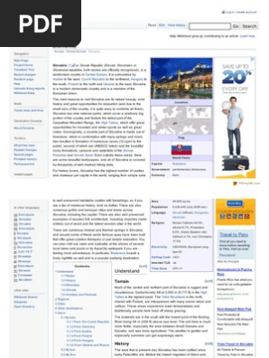 Wikitravel.org en Slovakia