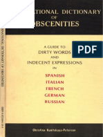 Dict of Indecent Words