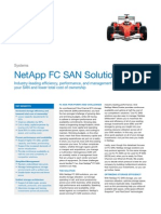 NetApp Fibre Channel SAN Datasheet