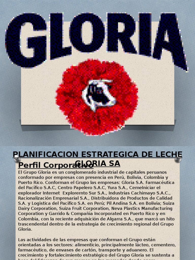 Estrategia de Expansión de Gloria SA | PDF | Perú | Leche
