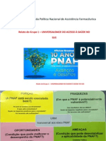 Avaliação Da Política Nacional de Assistência Farmacêutica