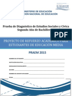 Prueba de Diagnóstico de Estudios Sociales Segundo Año de Bachillerato - 2015