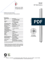 65° Panel Antenna: Specifications