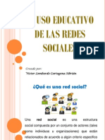 El Uso Educativo de Las Redes Sociales