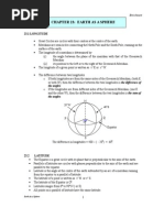 Chapter 23 I Earth As A Sphere (Enrichment)