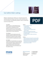 Gas Turbine Blade Coatings