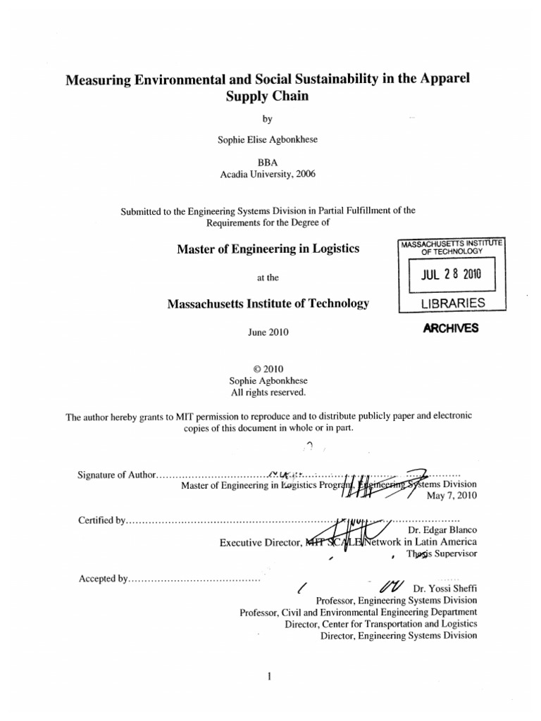 Supply Chain | PDF | Supply Chain Management | Sustainability